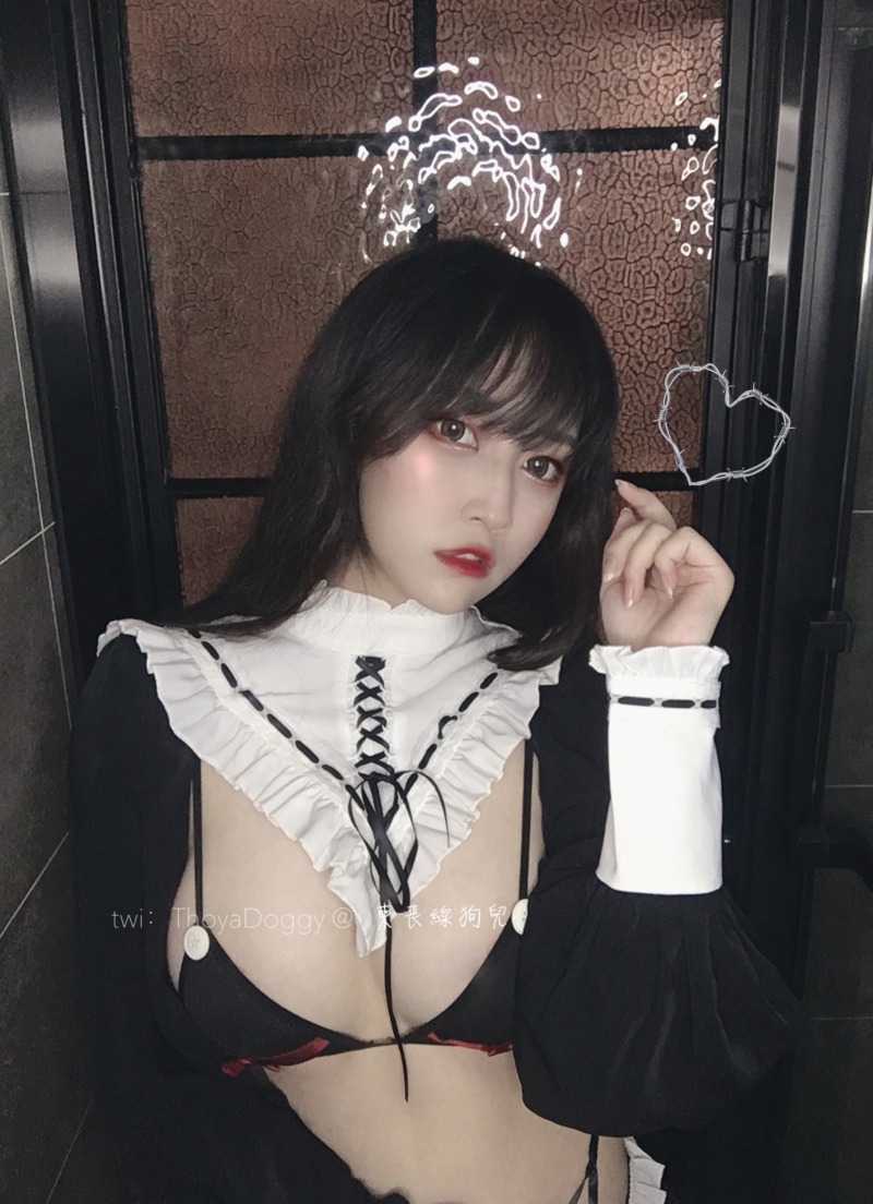 奇行家狗崽，黑白女仆的光比控制